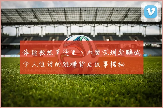 体能教练罗德里戈加盟深圳新鹏城令人惊讶的跳槽背后故事揭秘